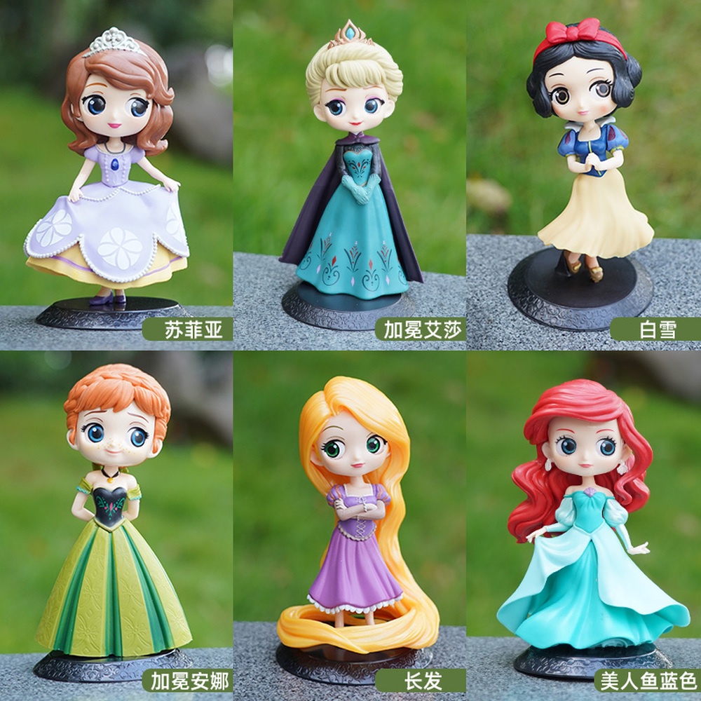 Mô Hình Công Chúa Disney Trang Trí Bánh Kem
