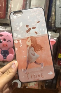 Iphone 6 Plus/ 6S Plus ốp lưng in hình cô gái