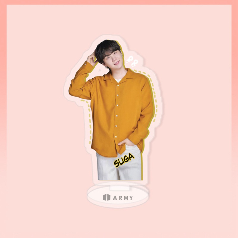 Giá đỡ trưng bày METAGIO bằng acrylic hình các thành viên trong nhóm nhạc BTS