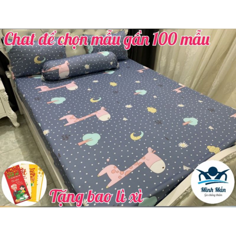 {được chọn mẫu }GA CHỐNG THẤM COTTON THUN NANO KHÁNG KHUẨN LOẠI 1