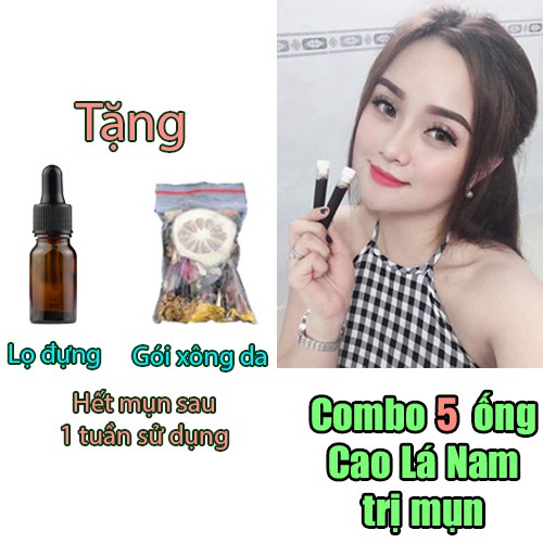 Combo 5 ống cao lá nam hàng chuẩn handmade