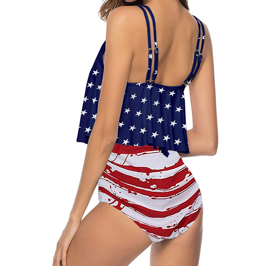 Bộ Bikini Hai Mảnh Màu Sắc Tương Phản Gợi Cảm Cho Nữ | BigBuy360 - bigbuy360.vn