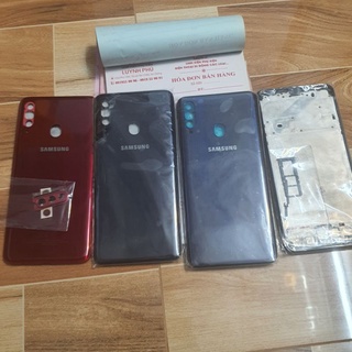Vỏ samsung a20s bộ có khay sim kính camera bao test