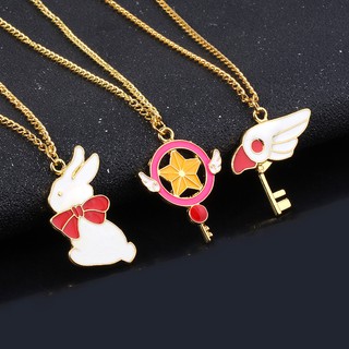 SAILOR MOON vòng cổ Sakura Thủ Lĩnh Thẻ Bài Dễ Thương