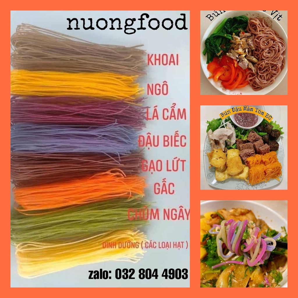 [1kg] Bún ngũ sắc đặc sản Cao Bằng (mix 5 vị)