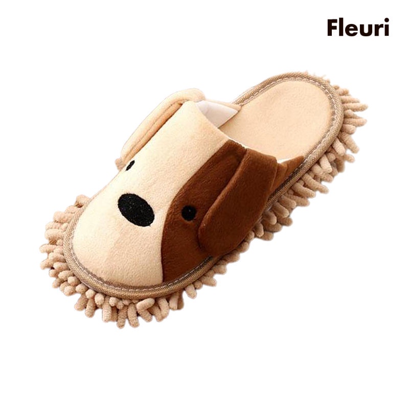 [Fleurir] Dép Lau Sàn Lười Có Thể Tháo Rời Và Giặt Sạch Trang Trí Phòng