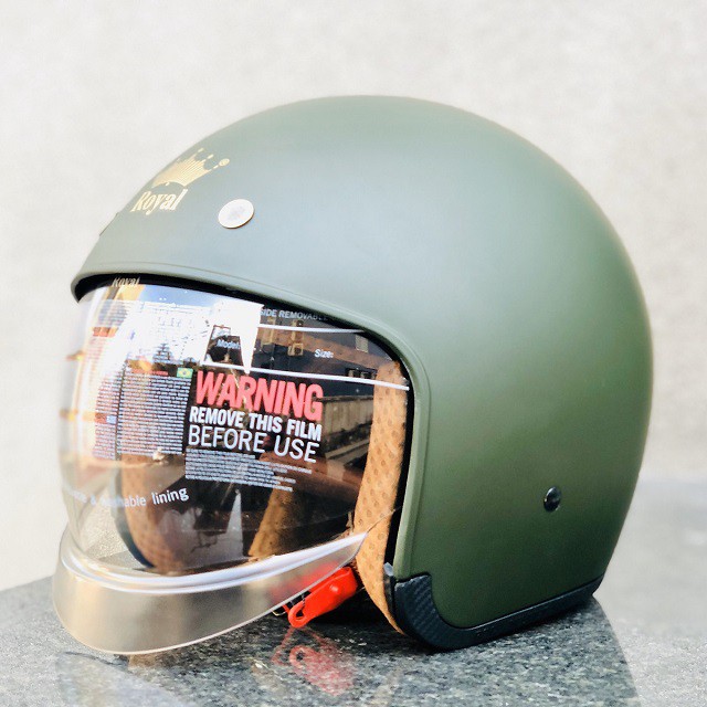 ♈✣Mũ Bảo Hiểm Royal M139 Kính Âm, nón 3/4 cao cấp nhất của Helmets