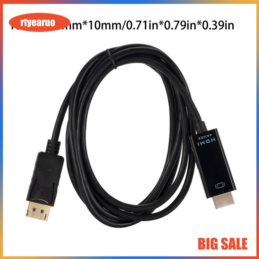 Cáp chuyển cổng DisplayPort DP ra HDMI 1.8m tiện dụng