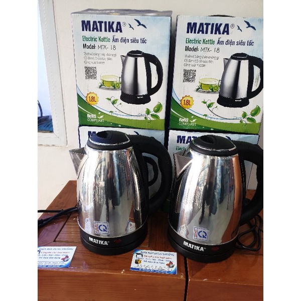 Ấm siêu tốc MATIKA. MTK-18 . 1,8 lít 1500W