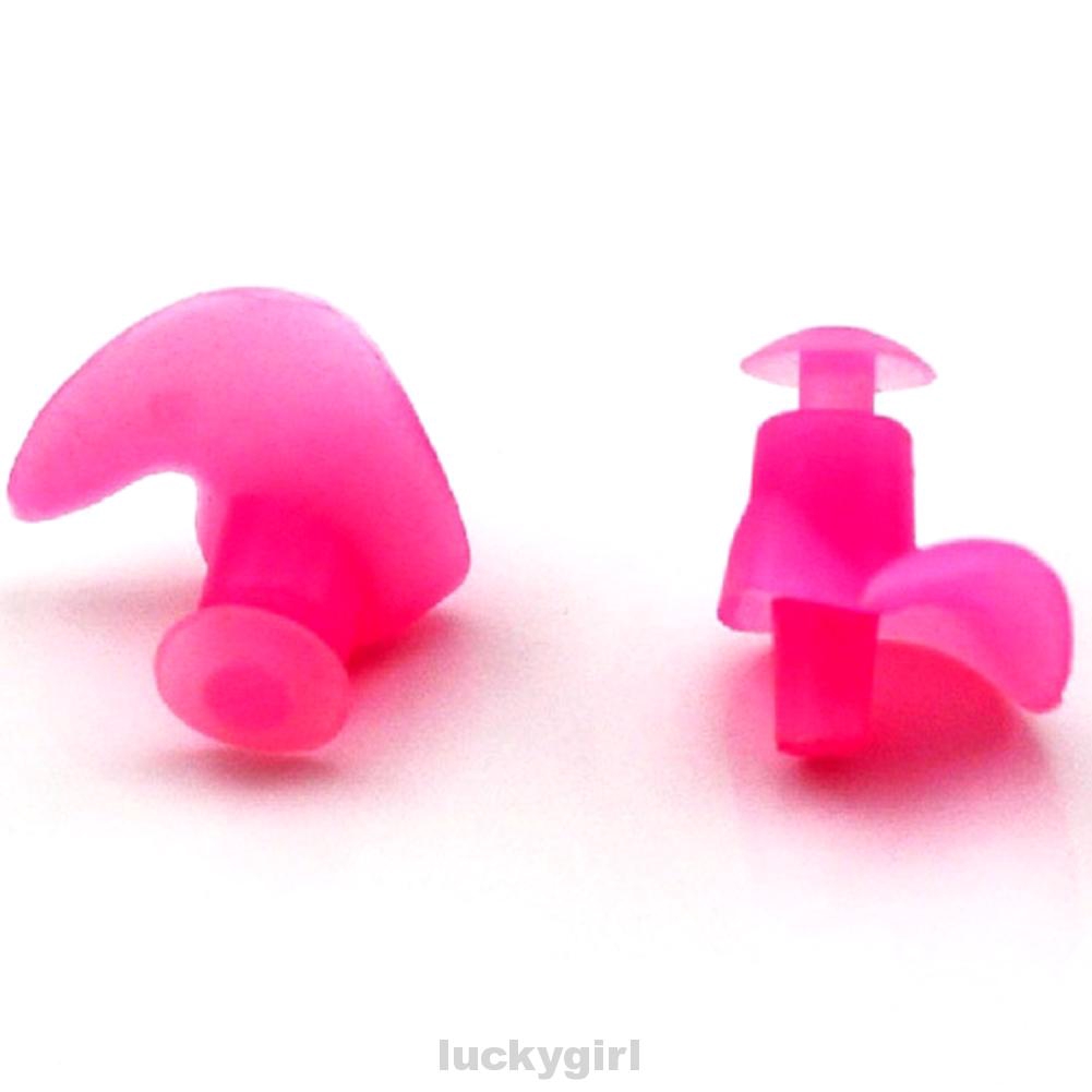 2020 Silicone Waterproof Swim Ear Plugs For Swimmers Adult Kid Children Earplugs