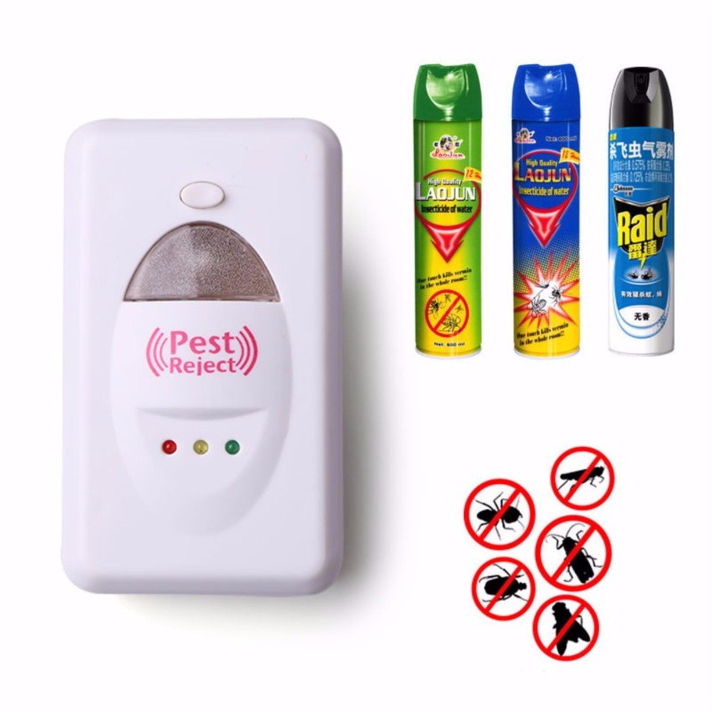 Thiết Bị Đuổi Côn Trùng Pest Reject - Máy Đuổi Chuột Gián Muỗi