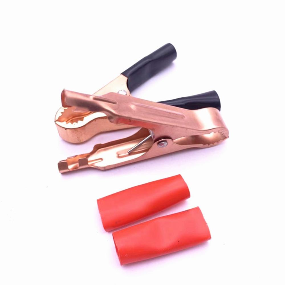 Set 1 / 5 Cặp Kẹp Cá Sấu Màu Đỏ + Đen