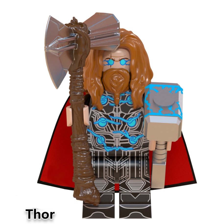 Đồ chơi lắp ráp nhân vật lego avenger mẫu Ironman,War Machine,Thor &amp; Docter Strange