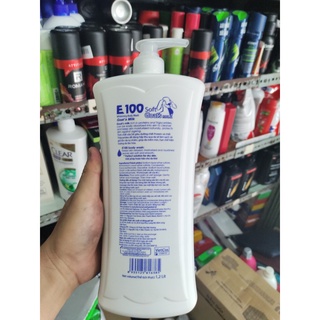 Sữa Tắm E100 Tinh Chất Sữa Dê - Trắng Da chai 1,2 lít