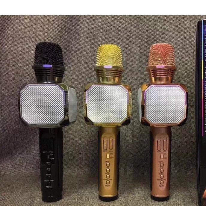 Micro karaoke bluetooth  FREESHIP Micro không dây SD-10 có loa cao cấp Siêu phẩm Mic bass chuẩn - BH 6 tháng