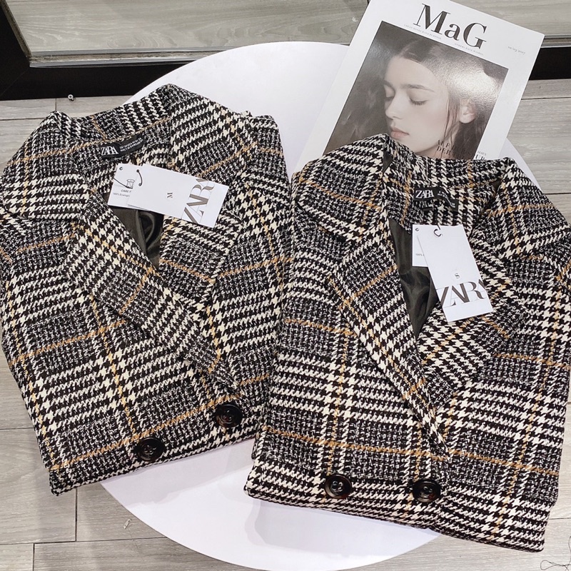 [FREESHIP - HÀNG LOẠI 1] ÁO DẠ KẺ 6 KHUY BASIC CỰC HOT | BigBuy360 - bigbuy360.vn