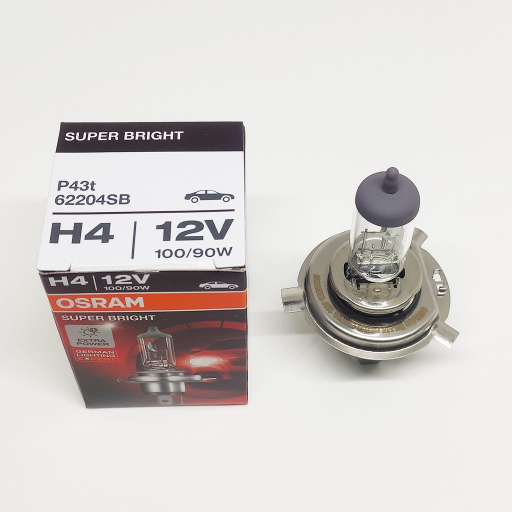 Bóng đèn H4 12V 100 / 90W Osram Chính hãng 1 H4 Đèn pha