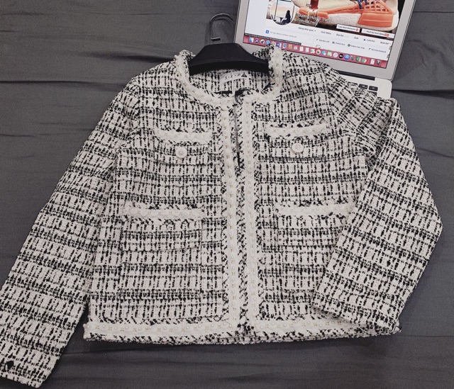 ÁO DẠ TWEED VIỀN NGỌC HÀNG CÓ SẴN | BigBuy360 - bigbuy360.vn