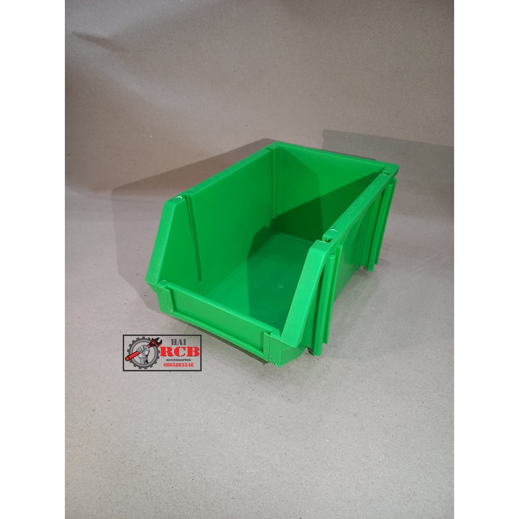 Khay Nhựa A006 Kèm Chân Đựng Linh Kiện Điện Tử, Ốc Vít, Bo Mạch Điện Thoại  KT 240 x 155 x 125 mm