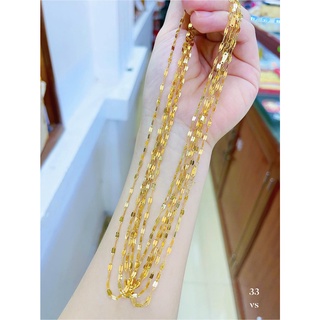 dây chuyền lá me bạc