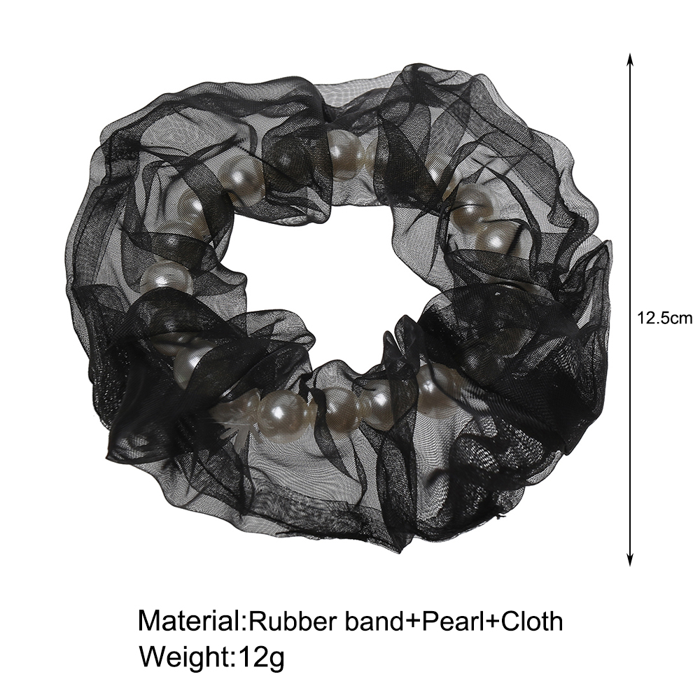 Dây Buộc Tóc Đính Ngọc Trai Giả Thời Trang Cho Nữ