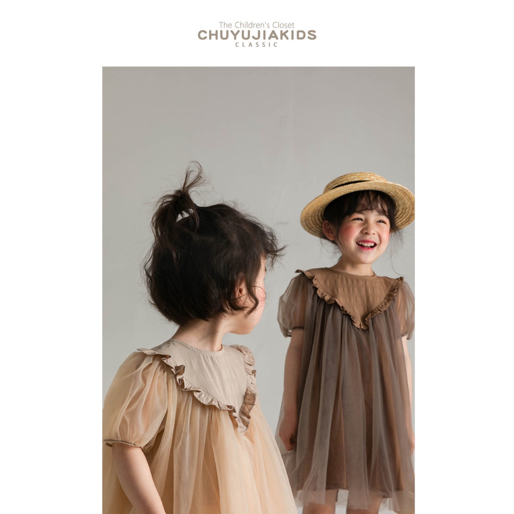 Đầm Công Chúa Dáng Rộng Bằng Vải Tuyn Thoáng Khí Thời Trang Mùa Hè Hàn Quốc Thiết Kế Kiểu Công Chúa Thời Trang Mùa Hè Dành Cho Bé Gái 2022