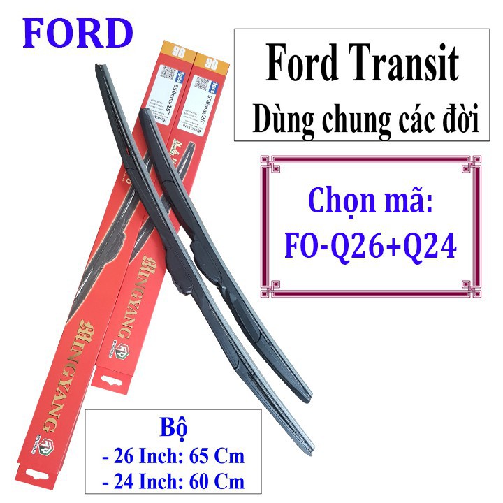 Cần gạt mưa xe Ford Transit - VÀ CÁC XE KHÁC CỦA HÃNG FORD - Công nghệ Đức