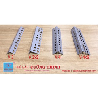 Sắt V lỗ- Thanh sắt V3x3, sắt V lỗ đa năng, kệ trưng bày hàng hoá