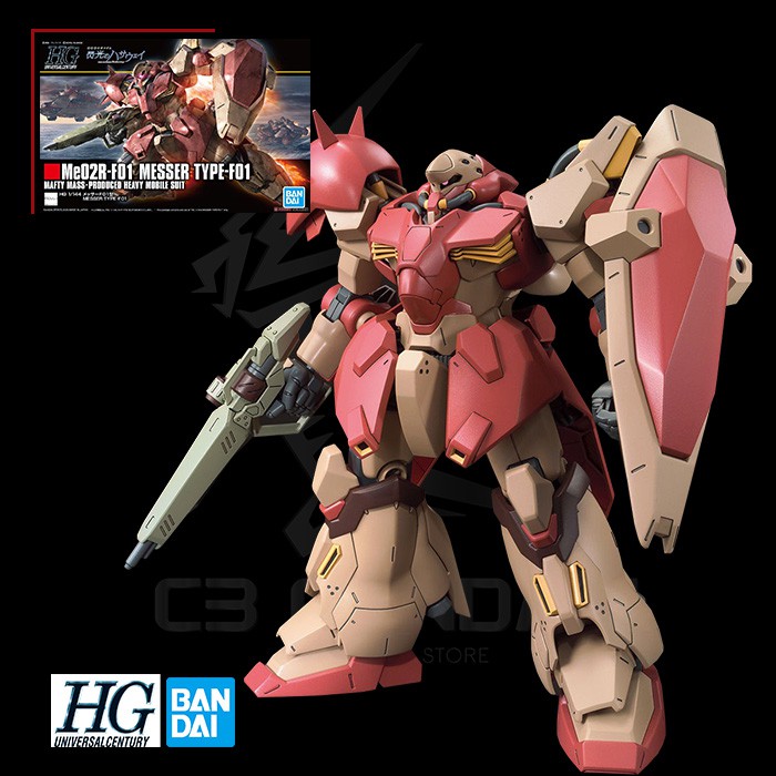 MÔ HÌNH GUNDAM BANDAI HG 233 1/144 ME02R-F01 MESSER TYPE-F01 GUNDAM UNIVERSAL CENTURY HGUC