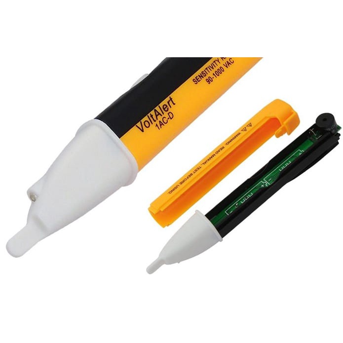 Bút thử điện âm tường cảm ứng thông minh không chạm tiếp xúc IAC-D dùng pin, bút dò điện thông mạch xuyên tường đa năng