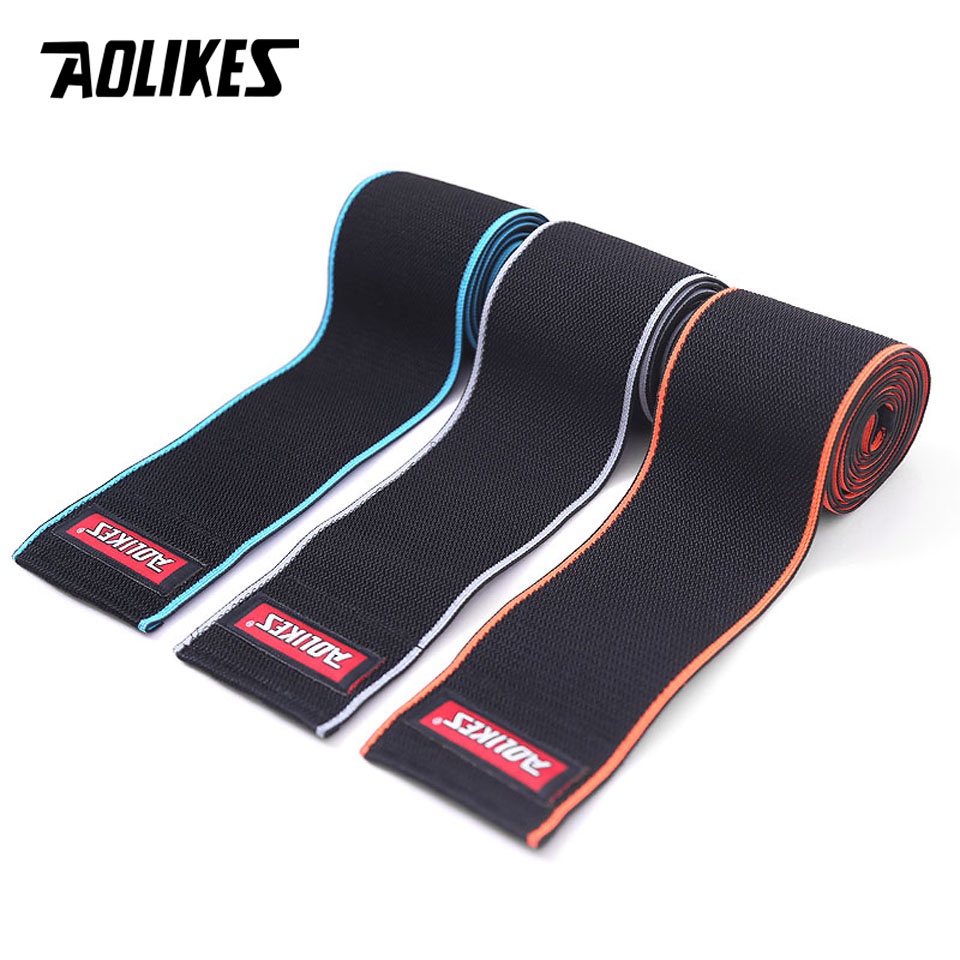 Miếng đệm đầu gối AOLIKES bằng silicon co giãn thoáng khí không trượt dùng tập thể thao