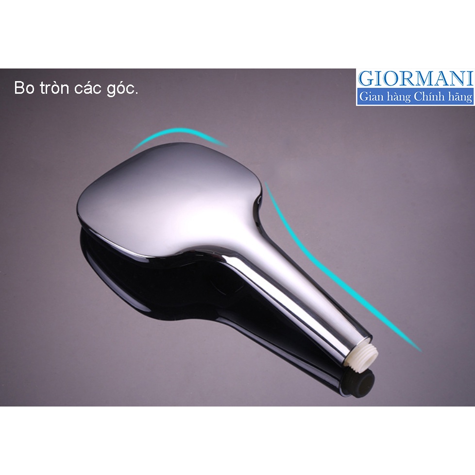 Bát sen tắm nút giữa chỉnh 3 chế độ phun MẠNH - NHẸ  Hàng Cao cấp GIORMANI