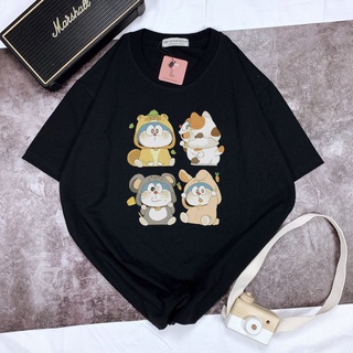 Áo thun tay ngắn Be Yourself unisex full size M L XL in hình Doremon