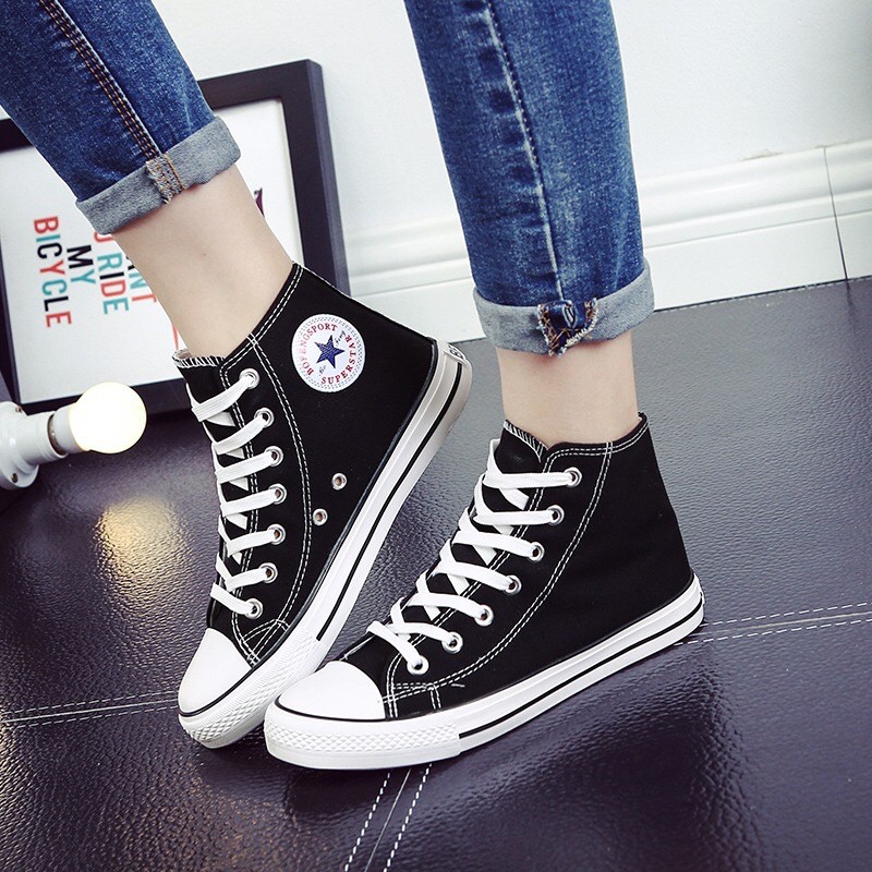 Giày nữ thể thao sneaker đi học đẹp big size đế cao trắng đen giá rẻ JAENIA G002 | BigBuy360 - bigbuy360.vn