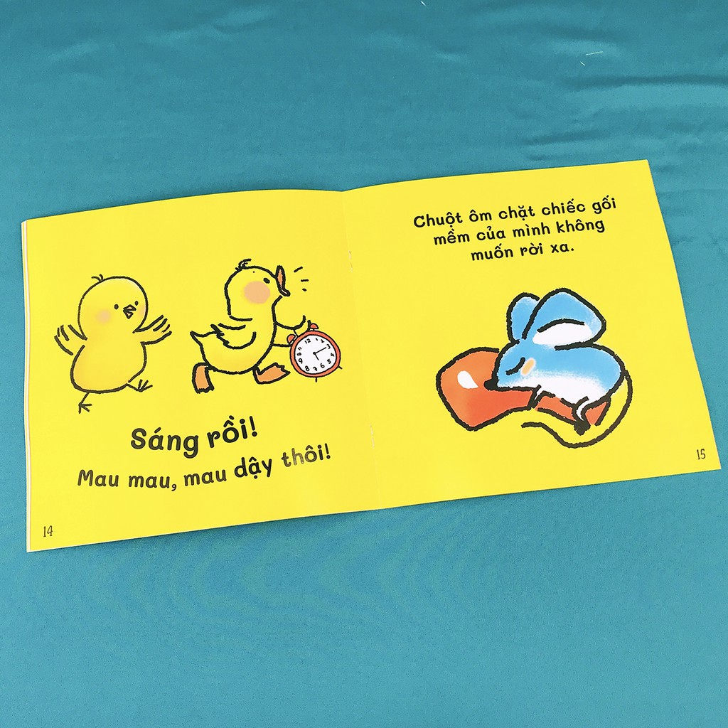 Sách Ehon Bé Tự Tin Giao Tiếp - Lời Chào Hỏi: Mau Dậy Thôi!