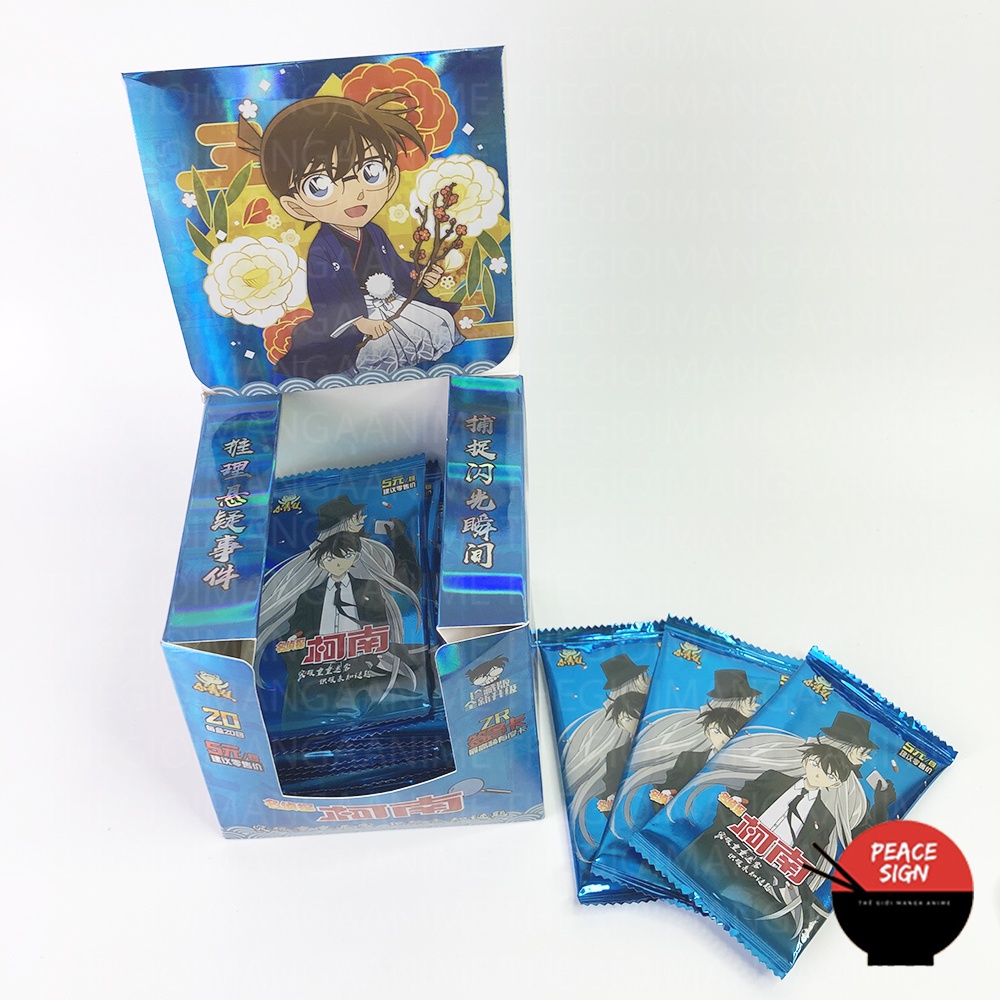 ( FULL BOX M40 ) Hộp ảnh thẻ nhân vật DETECTIVE CONAN Thám Tử Lừng Danh card ảnh in hình anime