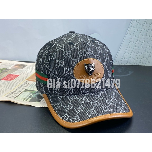 nón kết Rin - mũ lưỡi trai nam nữ viền da logo sói cực chất thời trang