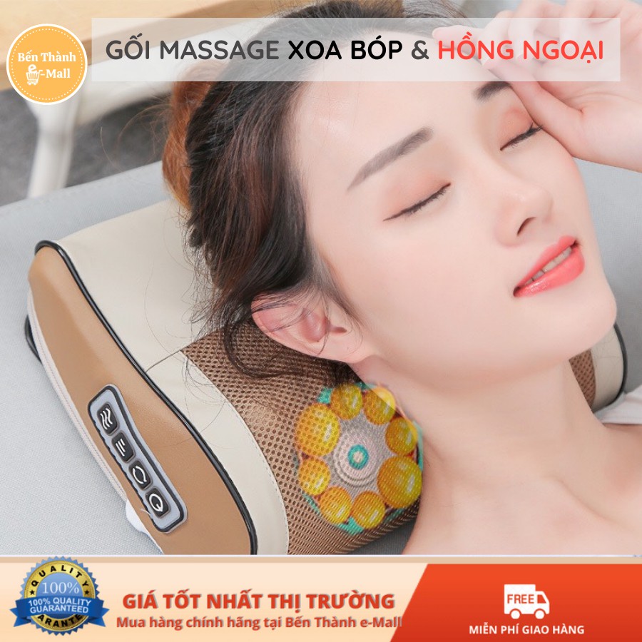 ✈️ [Freeship] Gối Massage Đa Năng Jb311 [Chế Độ Xoa Bóp & Hồng Ngoại]