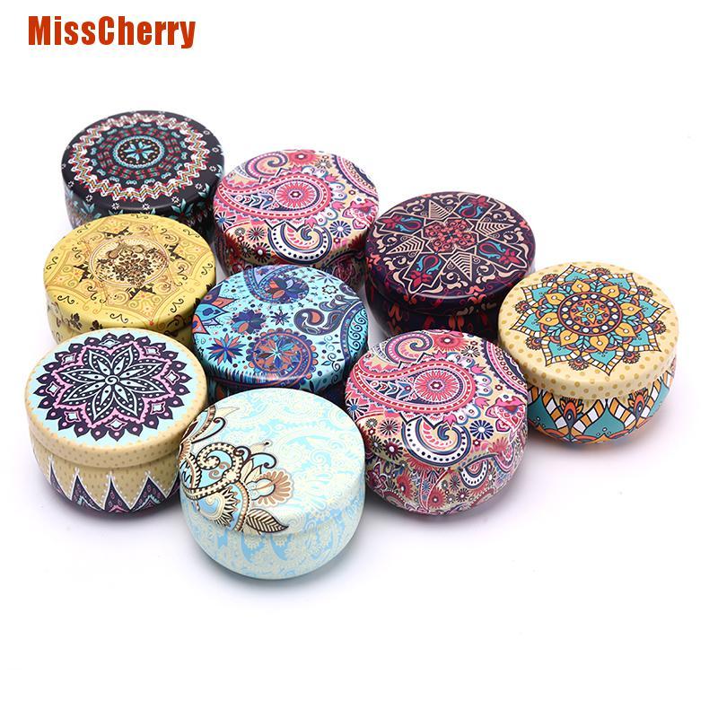 Hộp đựng trà / kẹo hoa cổ điển