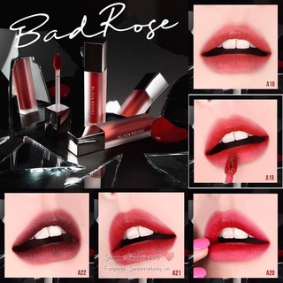 [ AUTH ] SON KEM LỲ Black Rouge Air Fit Velvet Tint Ver.4 Bad Rose