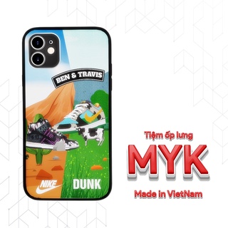 Ốp Lưng Ben and Travis Nike dunk cho Iphone 5 6 7 8 Plus 11 12 Pro Max X Xr 13