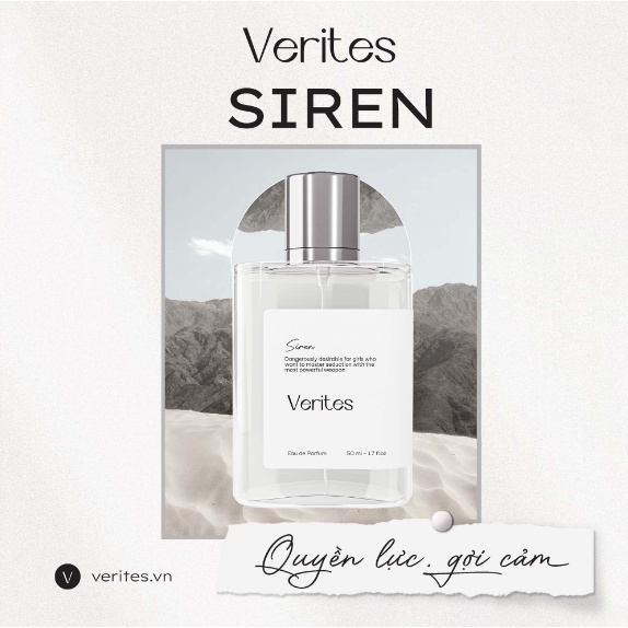 Nước Hoa Nữ VERITES Siren Tinh tế, Gợi cảm, Sang trọng 50ml