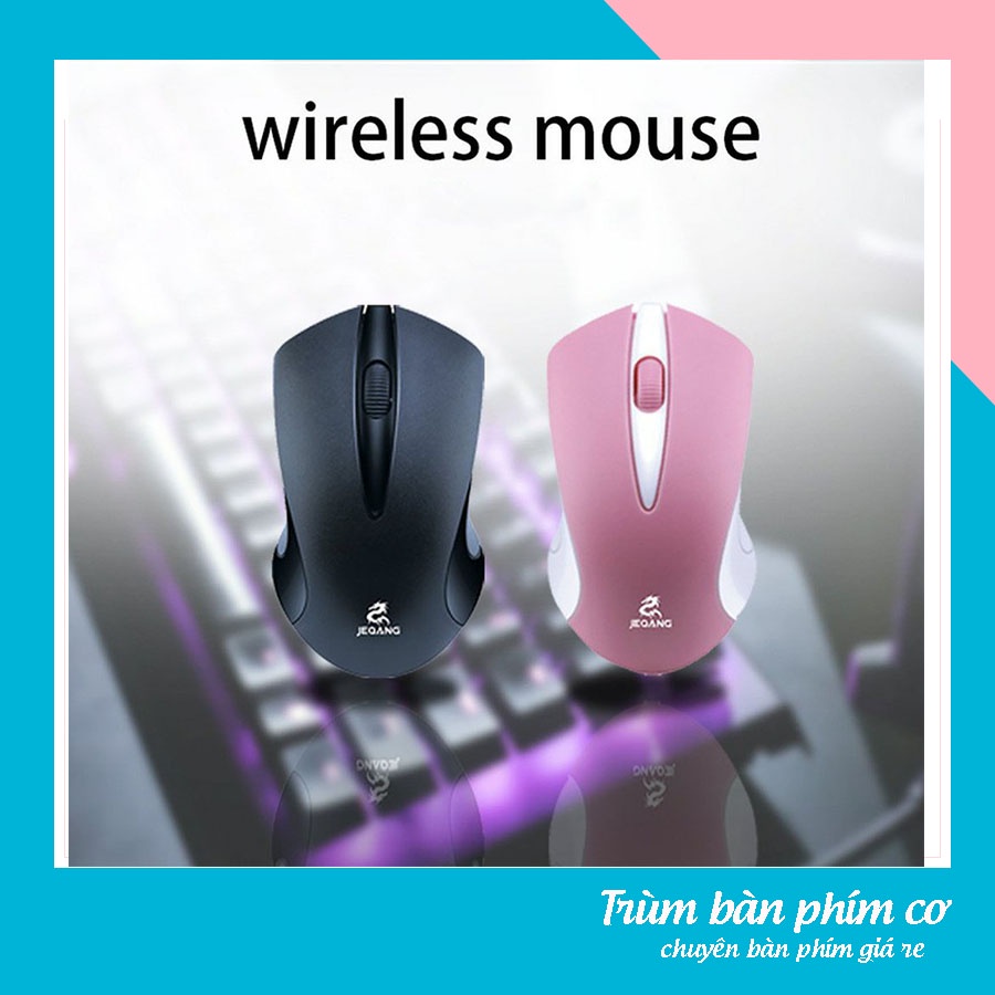 Chuột không dây Jieqiang JW-211  dành cho văn phòng nhỏ gọn tiện lợi , pin rời dễ dàng tháo lắp và sử dụng