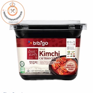 Kimchi Hàn Quốc Kim Chi Cải Thảo Bibigo Ông Kim's 500gr date mới