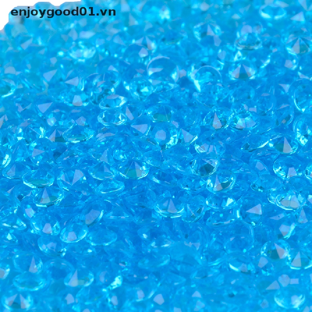 1000 Viên kim cương pha lê bằng acrylic 4mm trang trí bàn tiệc cưới