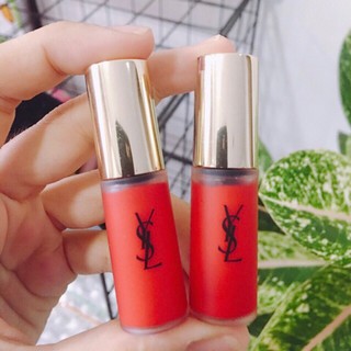 Son kem minisize YSL Tatouage Couture Matte Stain màu 01 Rouge Tatouage