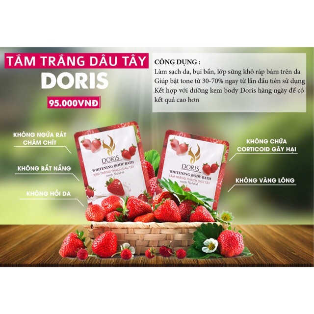 Tắm Trắng Dâu Tây