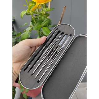 Bộ dụng cụ nặn mụn 5 chi tiết - LẤY NHÂN MỤN HIỆU QUẢ