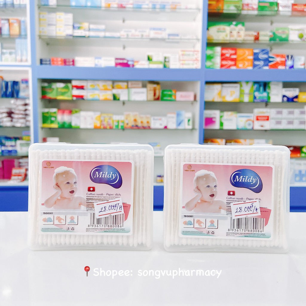 Tăm bông ngoáy tai cho bé và người lớn