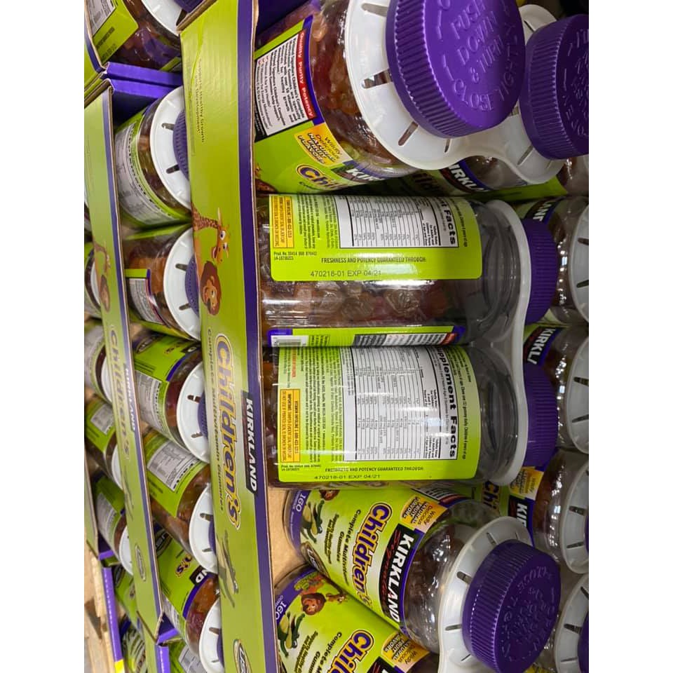 Date Mới Kẹo Dẻo Gấu Kirkland 160 viên Gummies